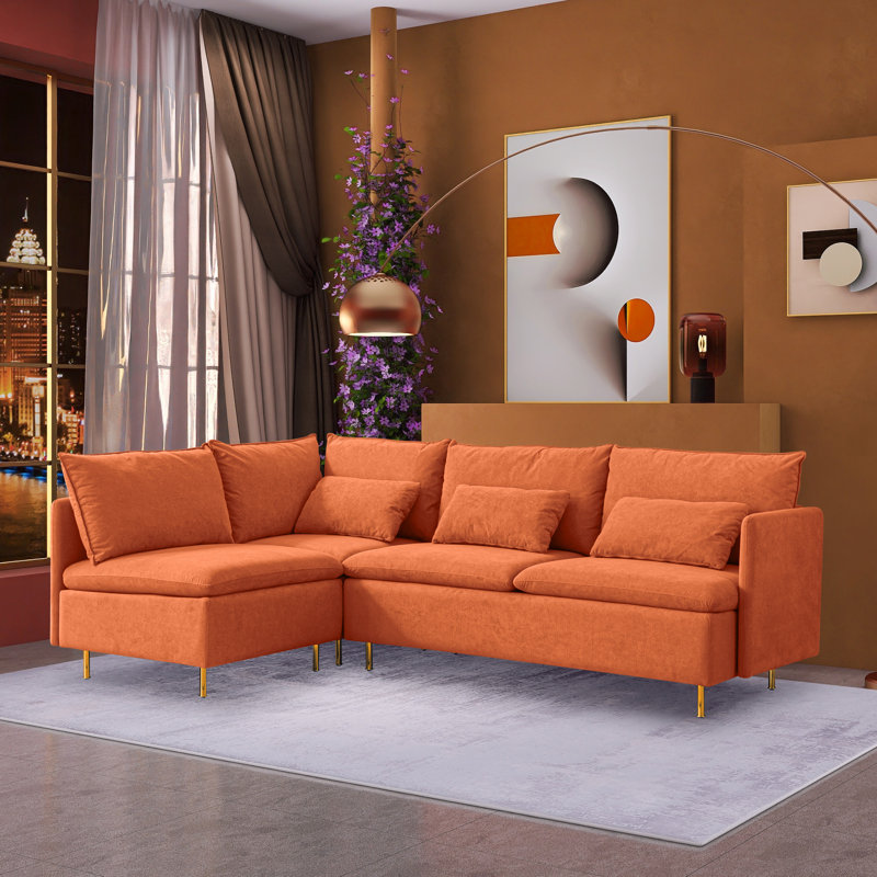 Mercer41 Gillison Modular L Shaped Sectional Sofa & Reviews Wayfair